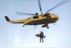 An air rescue helicopter making a rescue - B2 First Speaking Part 2