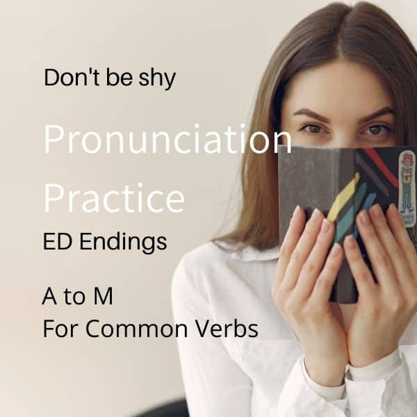 ED Endings A to M Pronunciation Practice