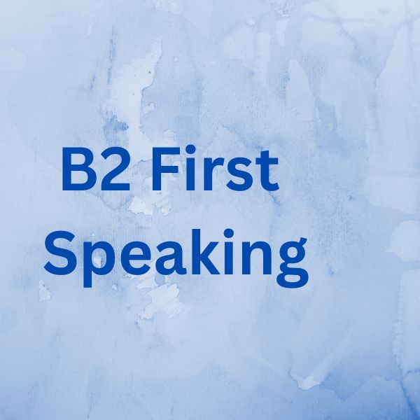 Start Building Your Confidence for B2 First Speaking Part 2!