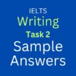 IELTS Task 2 Essay Sample Answers