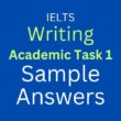 Academic IELTS Task 1 Essay Sample Answers