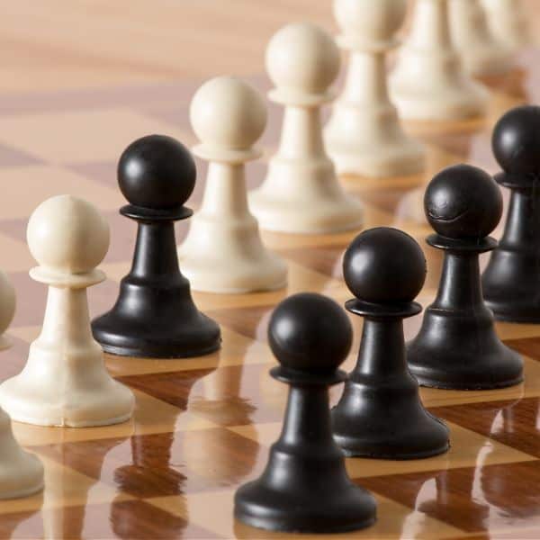 Two lines of pawns on a chessboard - IELTS Essay Planning for a High Score