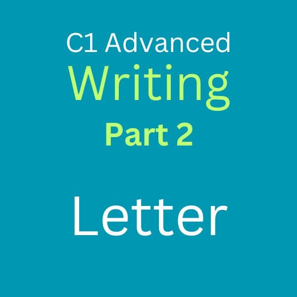C1 Advanced Writing Part 2: Letter of Recommendation