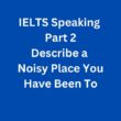 IELTS Speaking Part 2 Sample Answer – Describe a Noisy Place You Have Been To